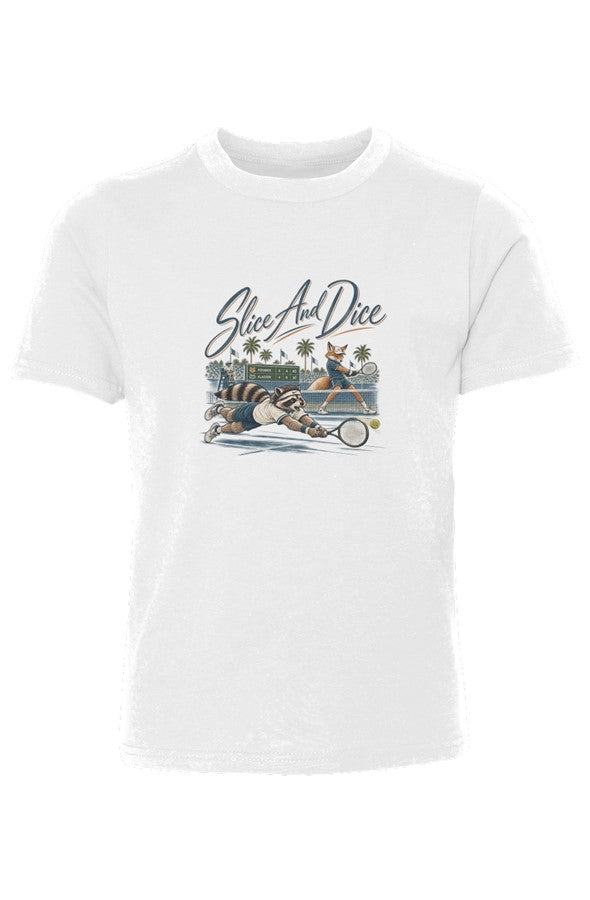 Slice and Dice Tennis Youth Tee