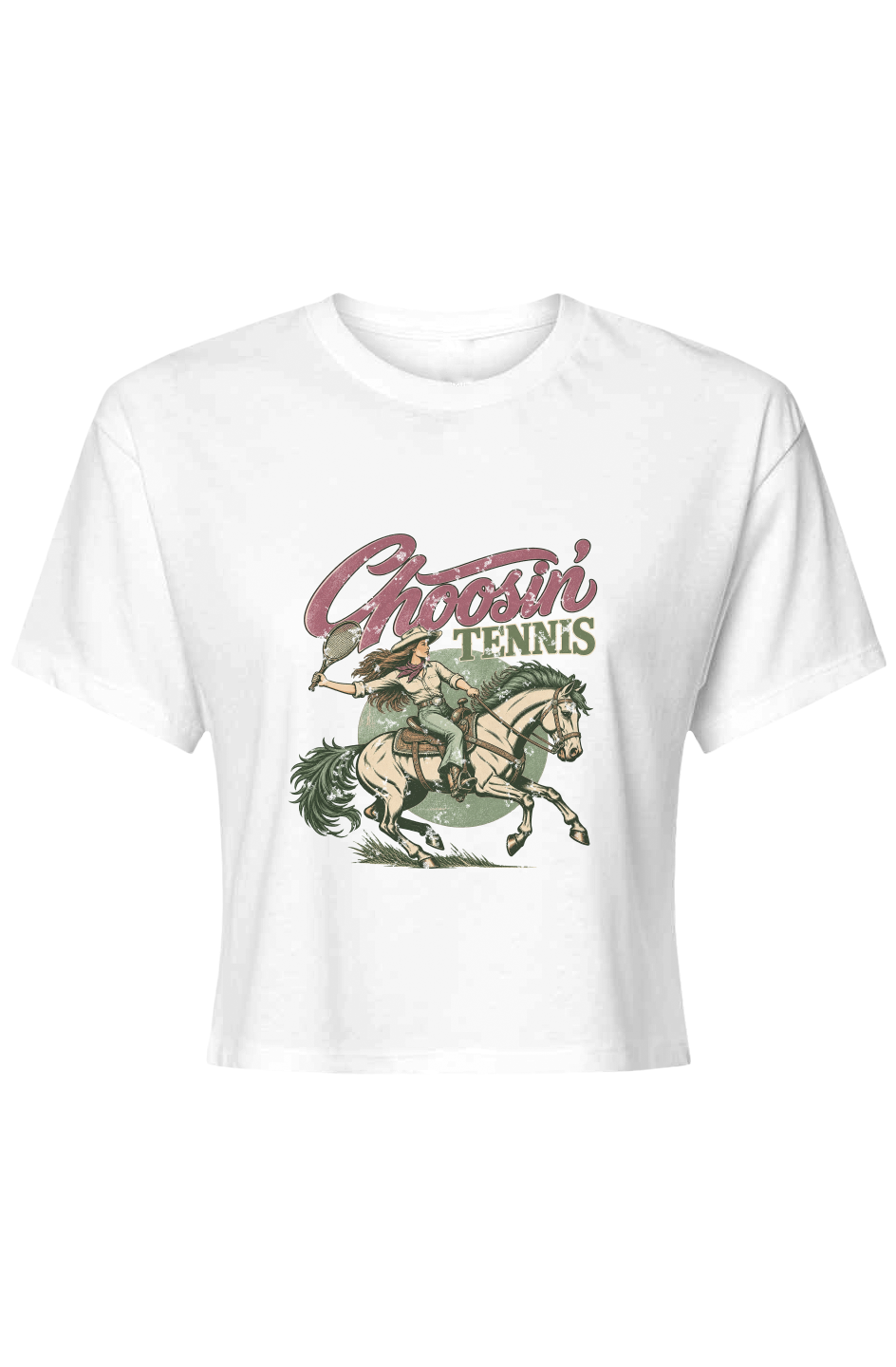 Choosin' Tennis Women's Crop Top