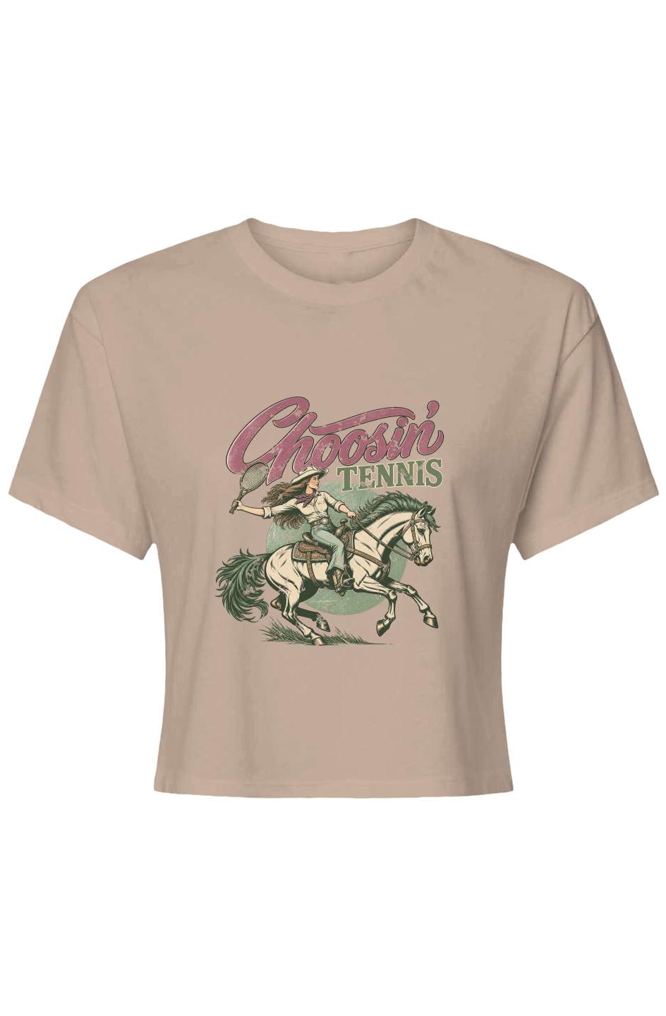 Choosin' Tennis Women's Crop Top